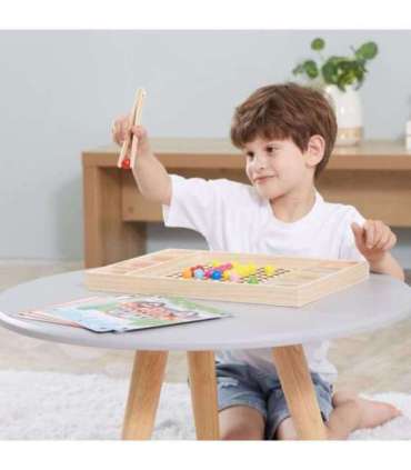 VIGA puidust kuulimäng 'Püüa ja sobita' Montessori pusle