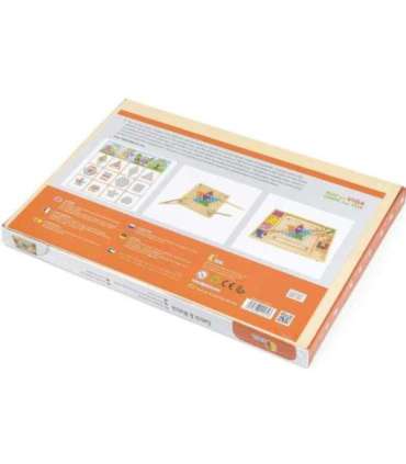 VIGA puidust kuulimäng 'Püüa ja sobita' Montessori pusle