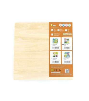 VIGA деревянные пазлы с ручками — Фрукты