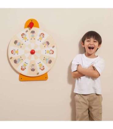 VIGA seinatahvel, emotsioonide ratas, FSC-sertifikaadiga, Montessori