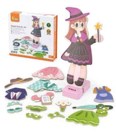 VIGA puidust magnetiline riietamispusle, hariv