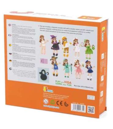 VIGA puidust magnetiline riietamispusle, hariv