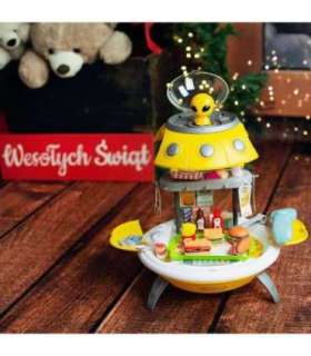 WOOPIE Fast Food магазин 3 в 1 рюкзак-проектор UFO, 60 шт.