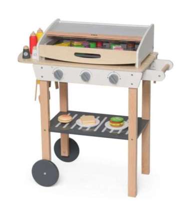 VIGA Большой деревянный гриль для детей + 47 аксессуаров