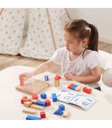 VIGA puidust 3D ehitusklotsid Montessori