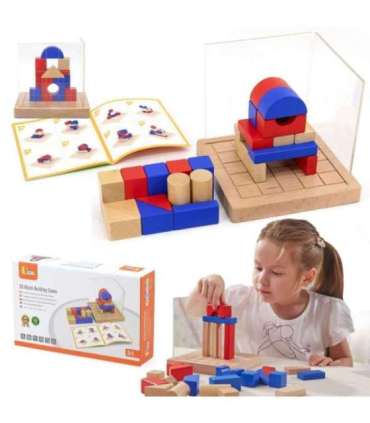 VIGA puidust 3D ehitusklotsid Montessori