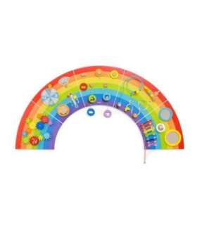 VIGA puidust sensoorselt-manipuleerimistahvel EDU Vikerkaar FSC-sertifikaat