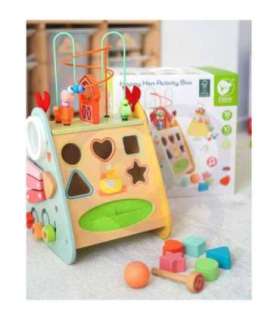 CLASSIC WORLD Montessori kuubik 10-ühes Õnnelik talu XXL