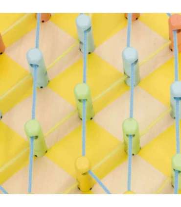 CLASSIC WORLD puidust nöörimiseks mõeldud ananassikujulised tihvtid, 21 tk.