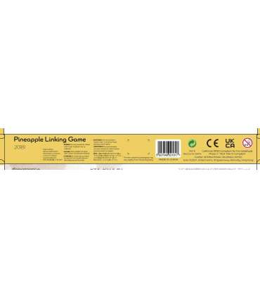 CLASSIC WORLD puidust nöörimiseks mõeldud ananassikujulised tihvtid, 21 tk.