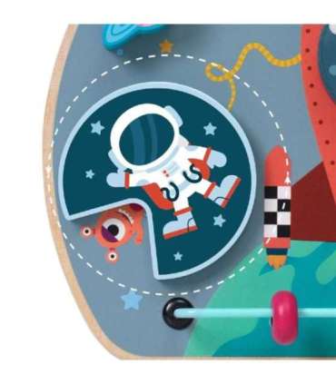 CLASSIC WORLD 6 в 1 Многофункциональная развивающая доска «Ракета»