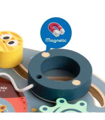 CLASSIC WORLD 6 в 1 Многофункциональная развивающая доска «Ракета»