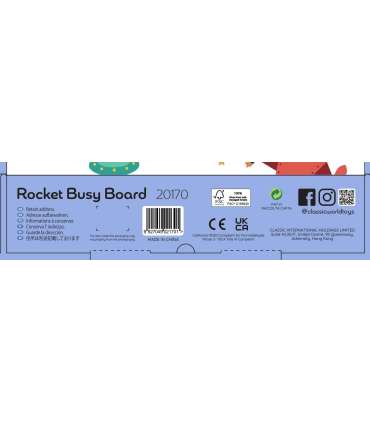 CLASSIC WORLD 6 в 1 Многофункциональная развивающая доска «Ракета»