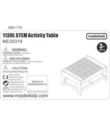 MASTERKIDZ деревянный образовательный стол + аксессуары STEM WALL + 135 блоков