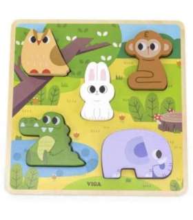 VIGA puidust sobituspusle — metsloomad