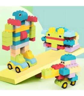 WOOPIE Suured harivad ehitusklotsid lastele, 86 tk - steriliseeritav 120°C juures