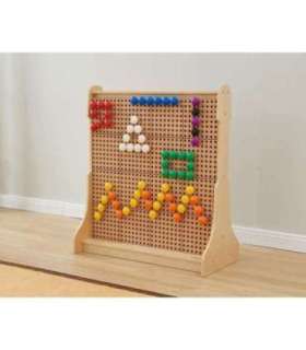 MASTERKIDZ värvilised jumbo-nupud STEM-tahvlile, 64 tk - 8 värvi