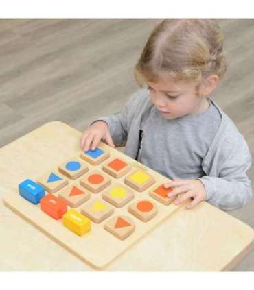 MASTERKIDZ обучающая доска - сортировщик форм и цветов