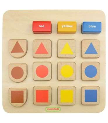 MASTERKIDZ обучающая доска - сортировщик форм и цветов