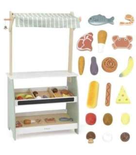 VIGA PolarB puidust kauplemisleti komplekt XXL — lett/pood koos tarvikutega