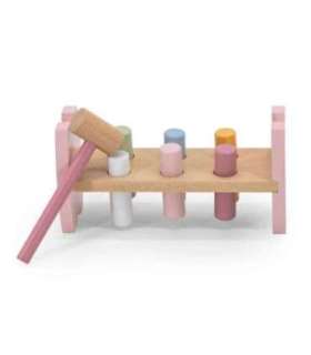 VIGA PolarB puidust vasardamismänguasi vasaraga — rebane (Montessori)