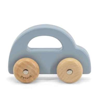 VIGA PolarB деревянная каталка для толкания, синяя