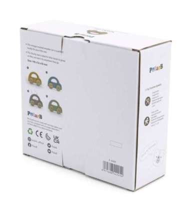 VIGA PolarB деревянная машинка для толкания — коричневая