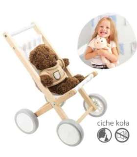VIGA Деревянная прогулочная коляска для кукол
