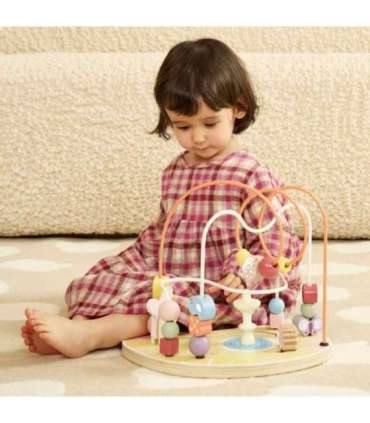 CLASSIC WORLD hariv labürint-nöörimismäng Grace Garden helmestega, 18 kuud+, FSC