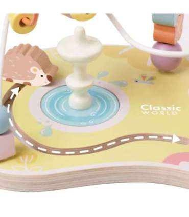 CLASSIC WORLD hariv labürint-nöörimismäng Grace Garden helmestega, 18 kuud+, FSC