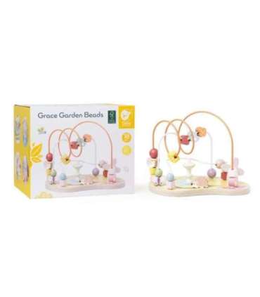 CLASSIC WORLD hariv labürint-nöörimismäng Grace Garden helmestega, 18 kuud+, FSC