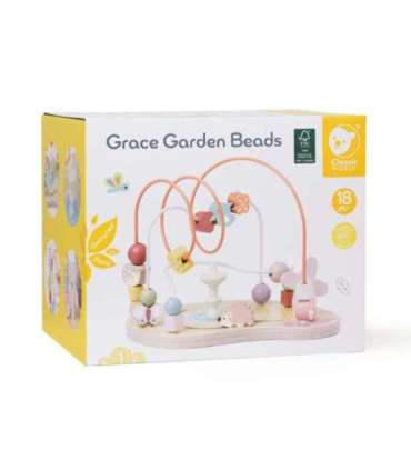 CLASSIC WORLD hariv labürint-nöörimismäng Grace Garden helmestega, 18 kuud+, FSC