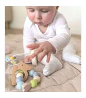 CLASSIC WORLD пастельный набор для развития моторики для младенцев - коробка "Первые игрушки" с рождения