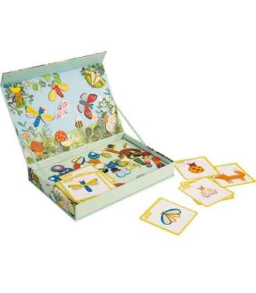 CLASSIC WORLD магнитная головоломка — животные, доска, блоки, мемори, 66 шт.