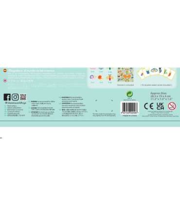 CLASSIC WORLD magnetiline pusle — loomad, tahvel, plokid, mälumäng, 66 osa