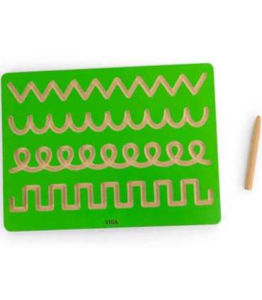 VIGA Tablica Grafomotoryczna Szlaczki Nauka Pisania