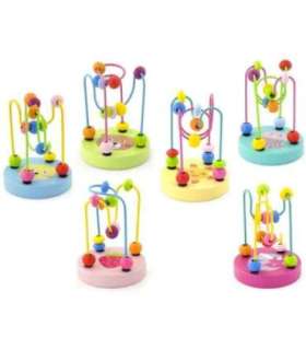 VIGA деревянный портативный лабиринт - переплетающаяся моторная петля, 1 шт