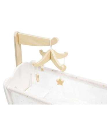 VIGA PolarB Kołyska Drewniana dla Lalek Łóżeczko