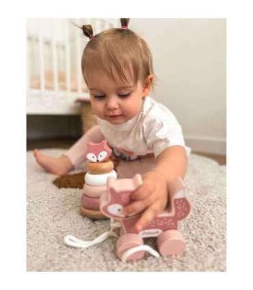 VIGA PolarB komplekt 'Rebane' — puidust püramiid + tiritav rebane