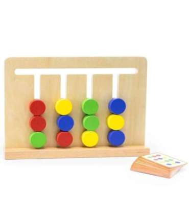 VIGA loogikamäng: sobita värve ja kujundeid (Montessori)