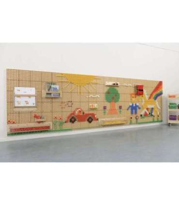 MASTERKIDZ seinapaneel loov STEM teadusplaat 120x80 cm ilma paigaldusplaadita