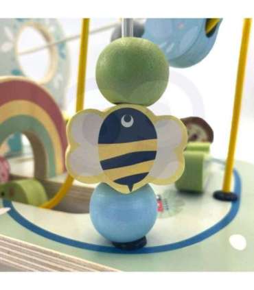 TOOKY TOY puidust motoorne silmus — metsalabürint