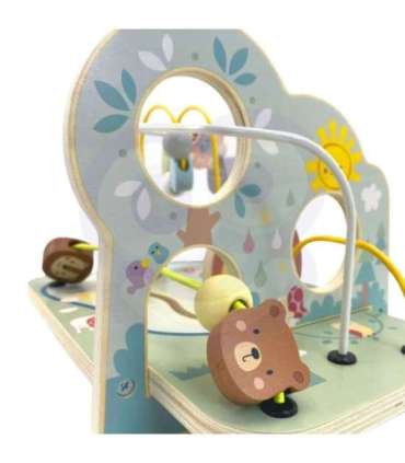 TOOKY TOY puidust motoorne silmus — metsalabürint