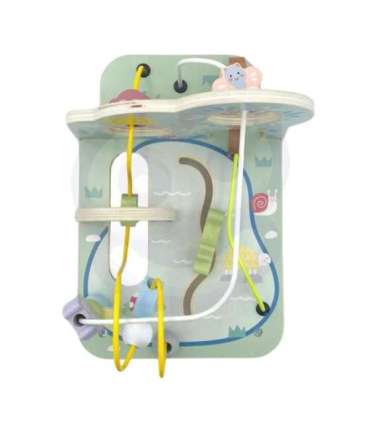 TOOKY TOY puidust motoorne silmus — metsalabürint