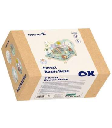 TOOKY TOY puidust motoorne silmus — metsalabürint