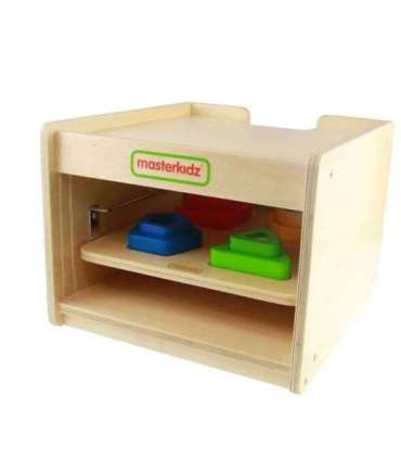 MASTERDKIZ Väike hoiukapp kaasaskantavate õppetahvlite hoiustamiseks (3 tahvlile)