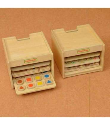 MASTERDKIZ Малый шкаф для хранения портативных учебных досок (на 3 доски)