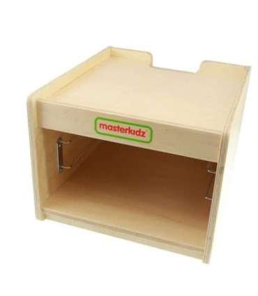 MASTERDKIZ Väike hoiukapp kaasaskantavate õppetahvlite hoiustamiseks (3 tahvlile)