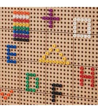 MASTERKIDZ värvilised kruvid, 5 kujuga loovtahvlile (STEM), 512 tk, värvide valik