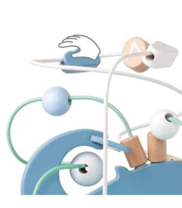 CLASSIC WORLD puidust hariv pärlilabürint Merielu, 18+ kuud